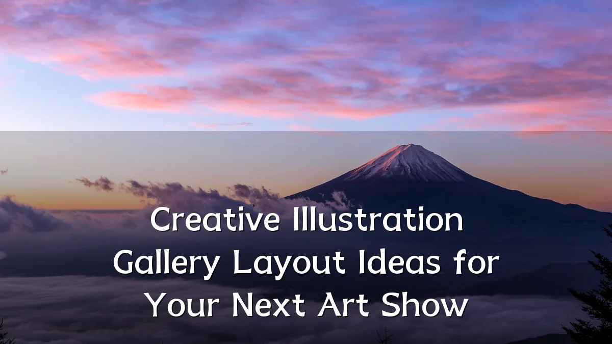 Creative Illustration Gallery Layout Ideas for Your Next Art Show