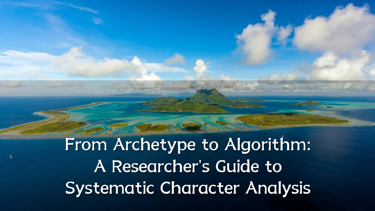 From Archetype to Algorithm: A Researcher's Guide to Systematic Character Analysis