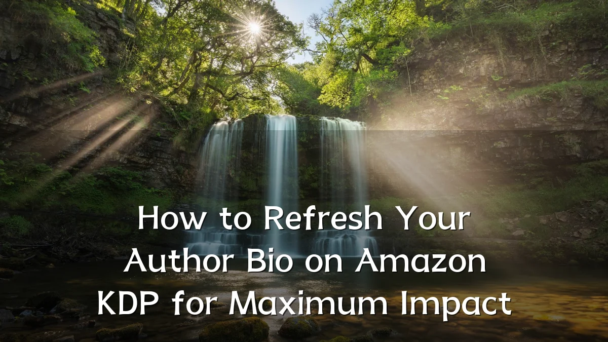 How to Refresh Your Author Bio on Amazon KDP for Maximum Impact
