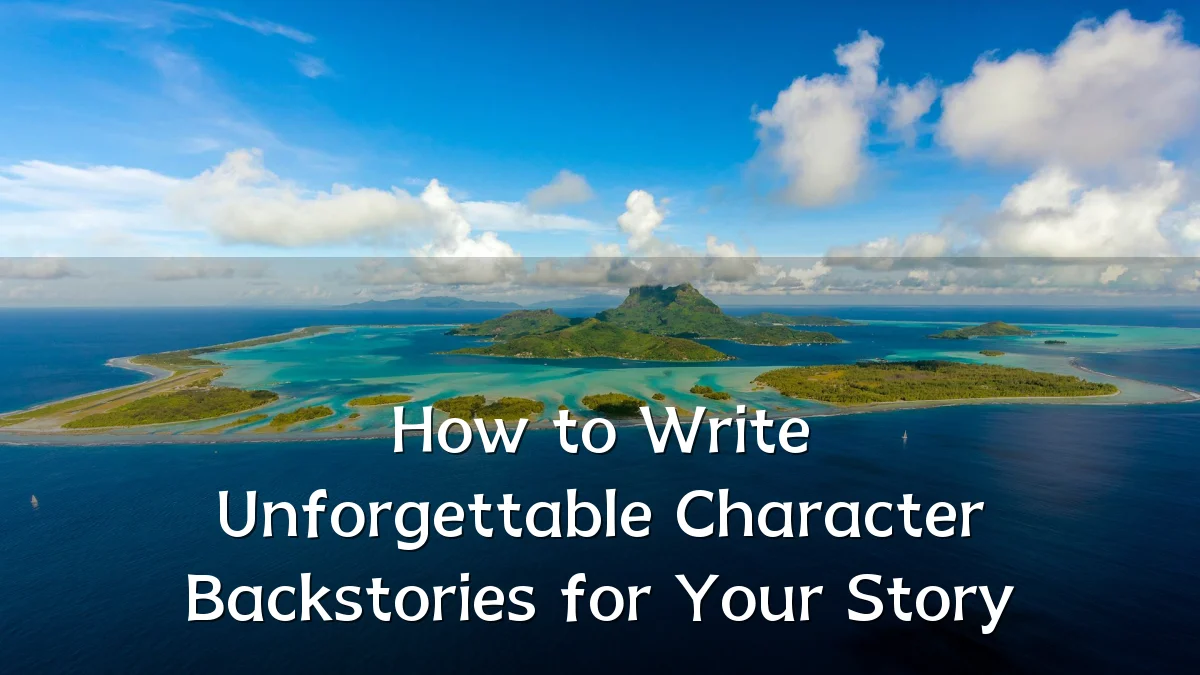 How to Write Unforgettable Character Backstories for Your Story
