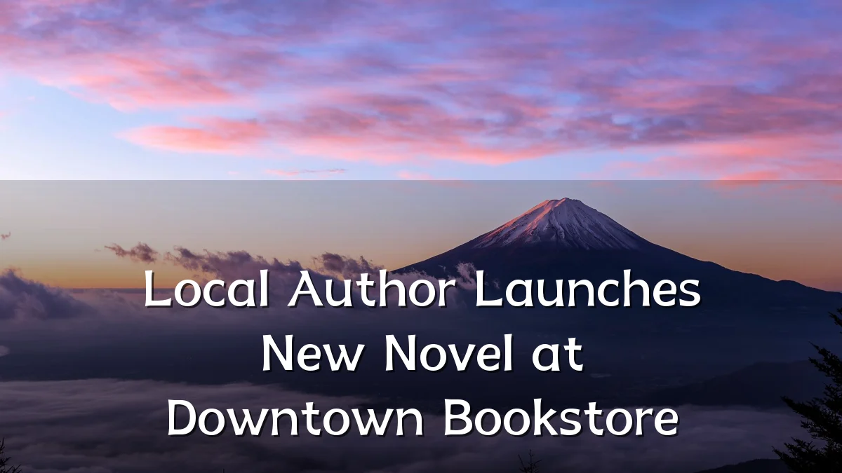 Local Author Launches New Novel at Downtown Bookstore