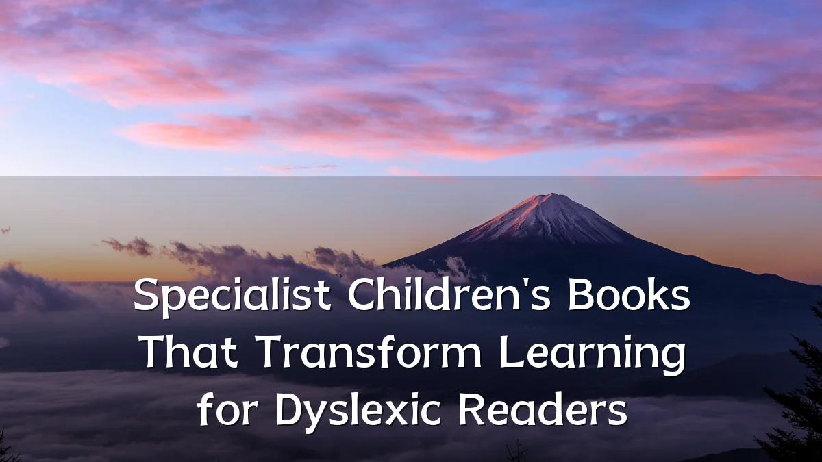 Specialist Children's Books That Transform Learning for Dyslexic Readers