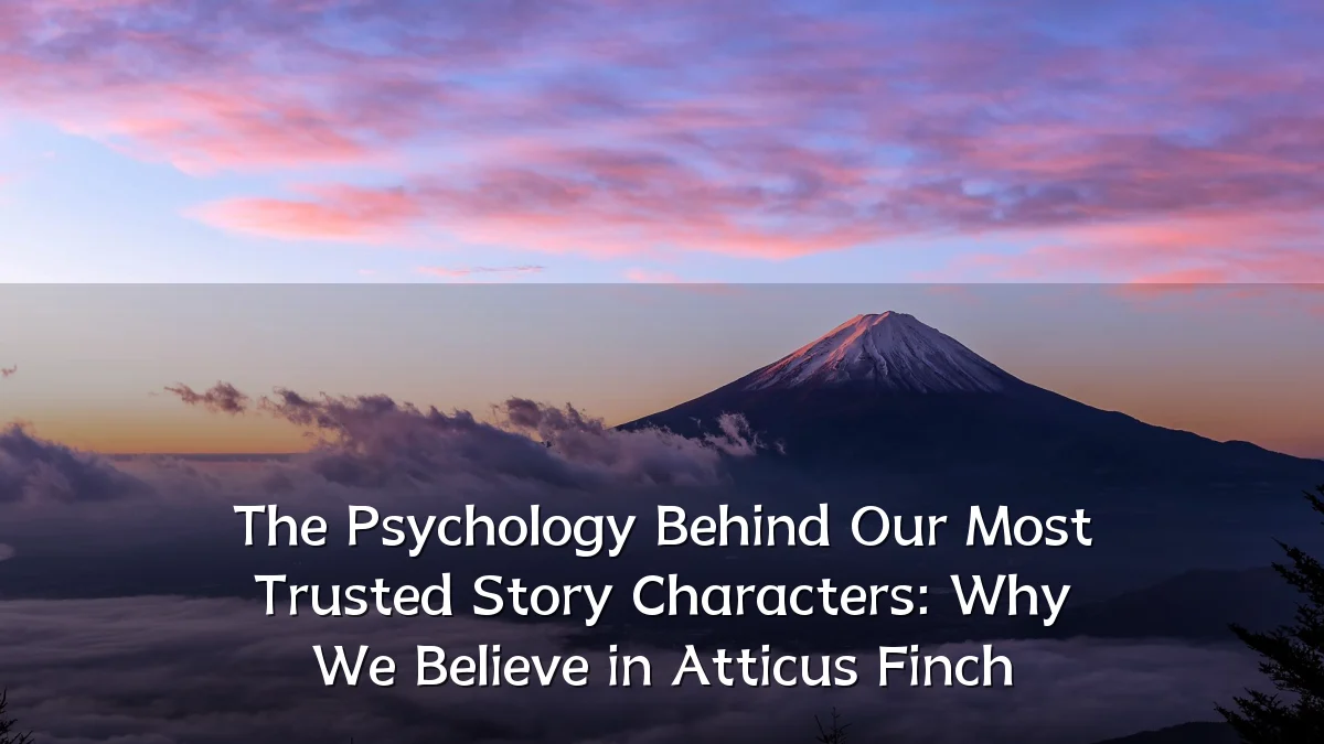 The Psychology Behind Our Most Trusted Story Characters: Why We Believe in Atticus Finch