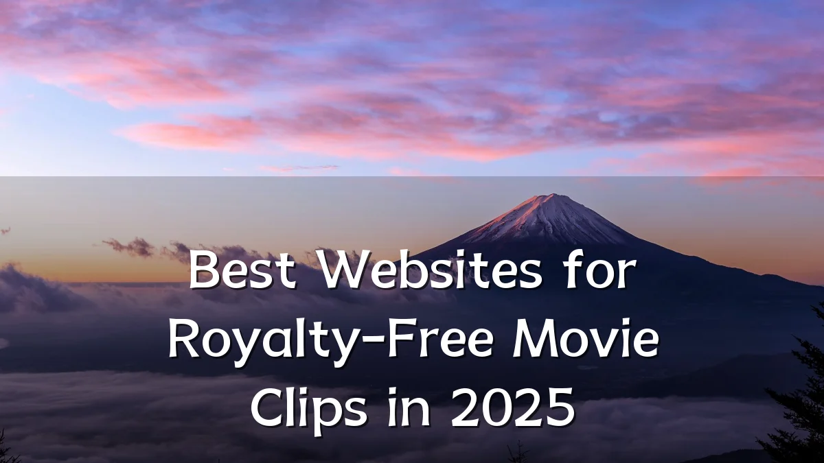 Best Websites for Royalty-Free Movie Clips in 2025