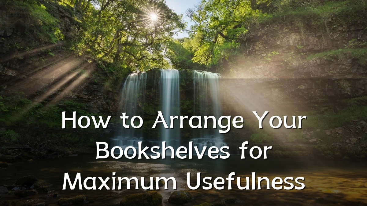 How to Arrange Your Bookshelves for Maximum Usefulness