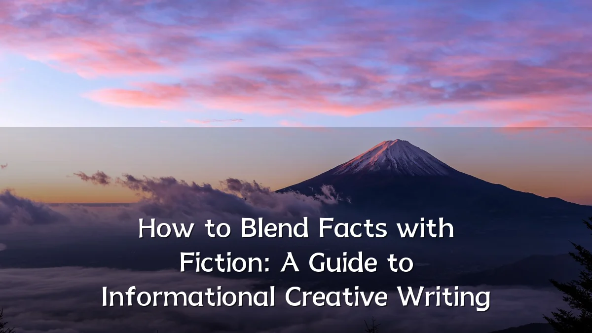 How to Blend Facts with Fiction: A Guide to Informational Creative Writing