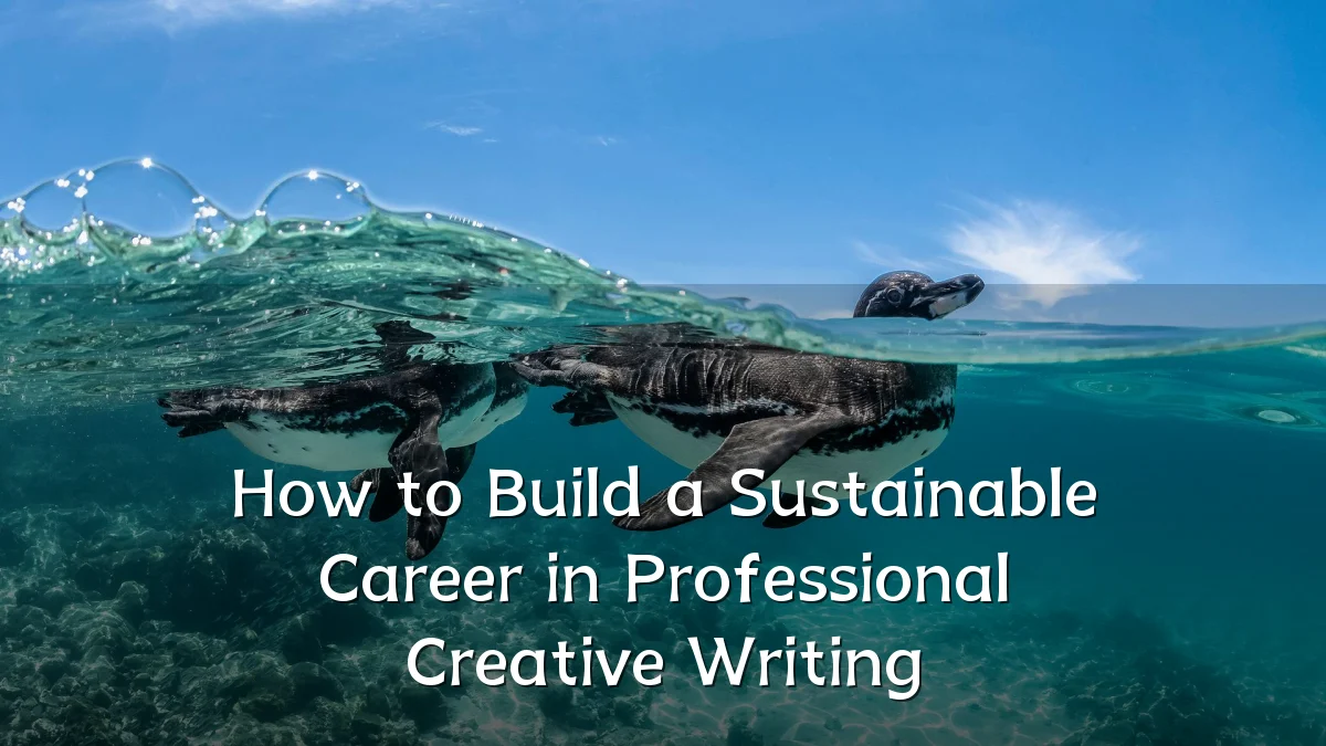 How to Build a Sustainable Career in Professional Creative Writing
