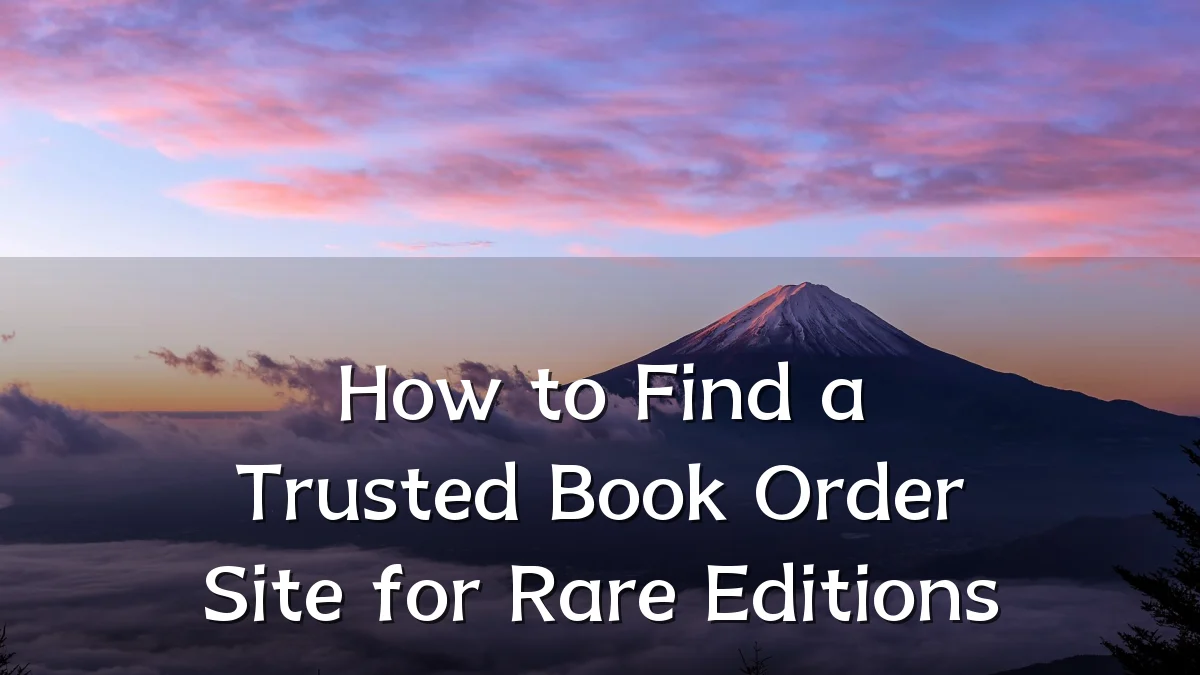How to Find a Trusted Book Order Site for Rare Editions