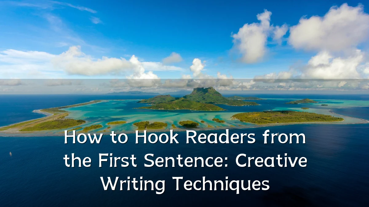 How to Hook Readers from the First Sentence: Creative Writing Techniques