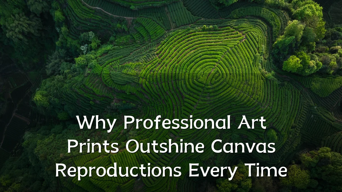 Why Professional Art Prints Outshine Canvas Reproductions Every Time